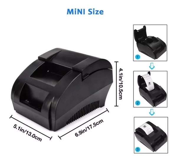 Impresora Boletas Usb Rollo 58mm Tickets Recibo - Imagen 2
